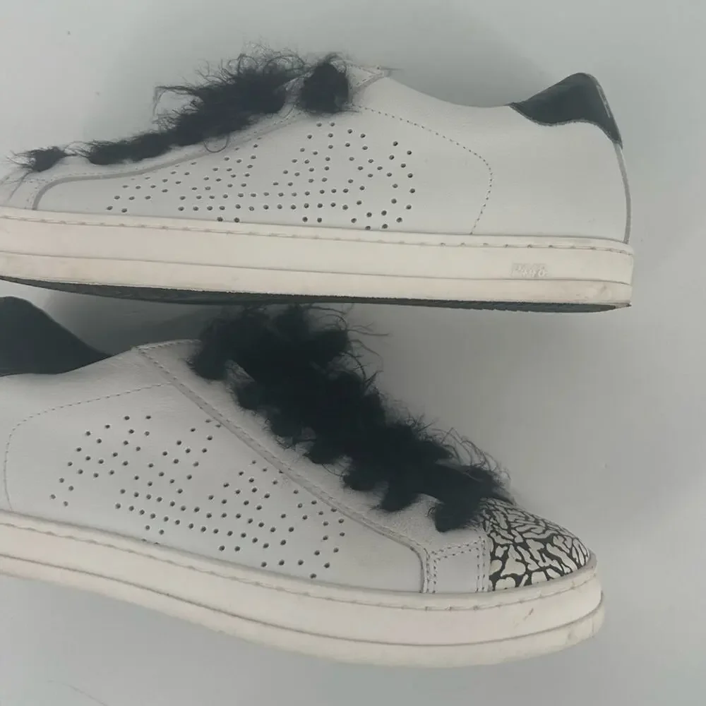 P448 The John Cement Sneakers Size 36 6.5 Casual Shoes Leather